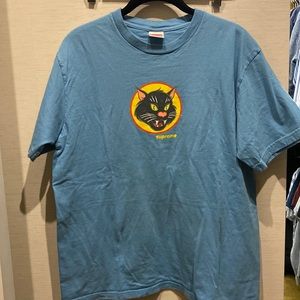 Supreme blue tee.  Mens medium